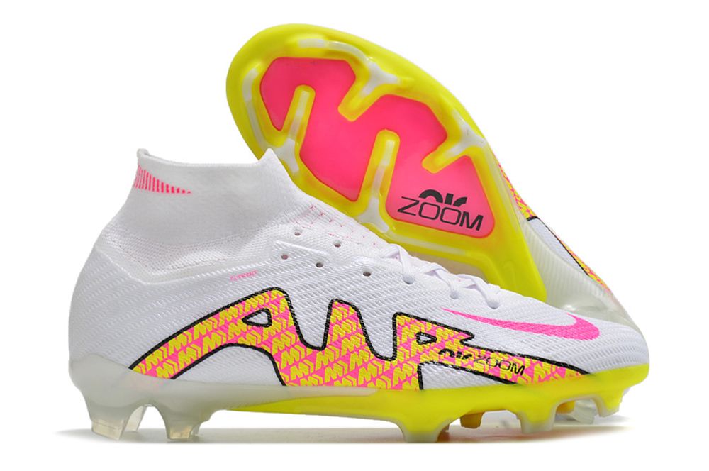 Nike Air Zoom Mercurial Superfly IX Elite FG blanco rosa